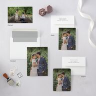 Picture This Photo Save The Date Magnets Medieval Grey Magnet Paper