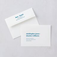 Vibrant Bold Wedding Invitations Cruise Signature Blank No Standard