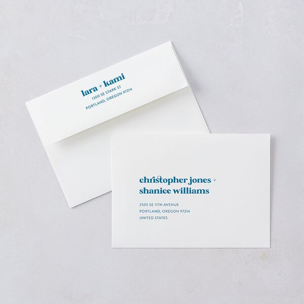 Vibrant Bold Wedding Invitations Cruise Signature Blank No Standard