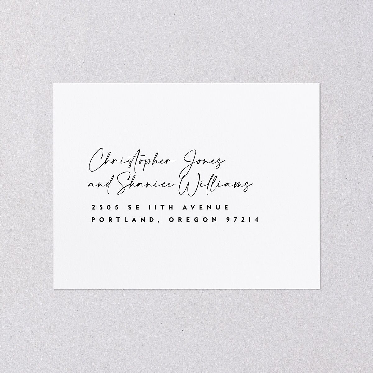 Modern Vow All-in-One Wedding Invitations — view 5