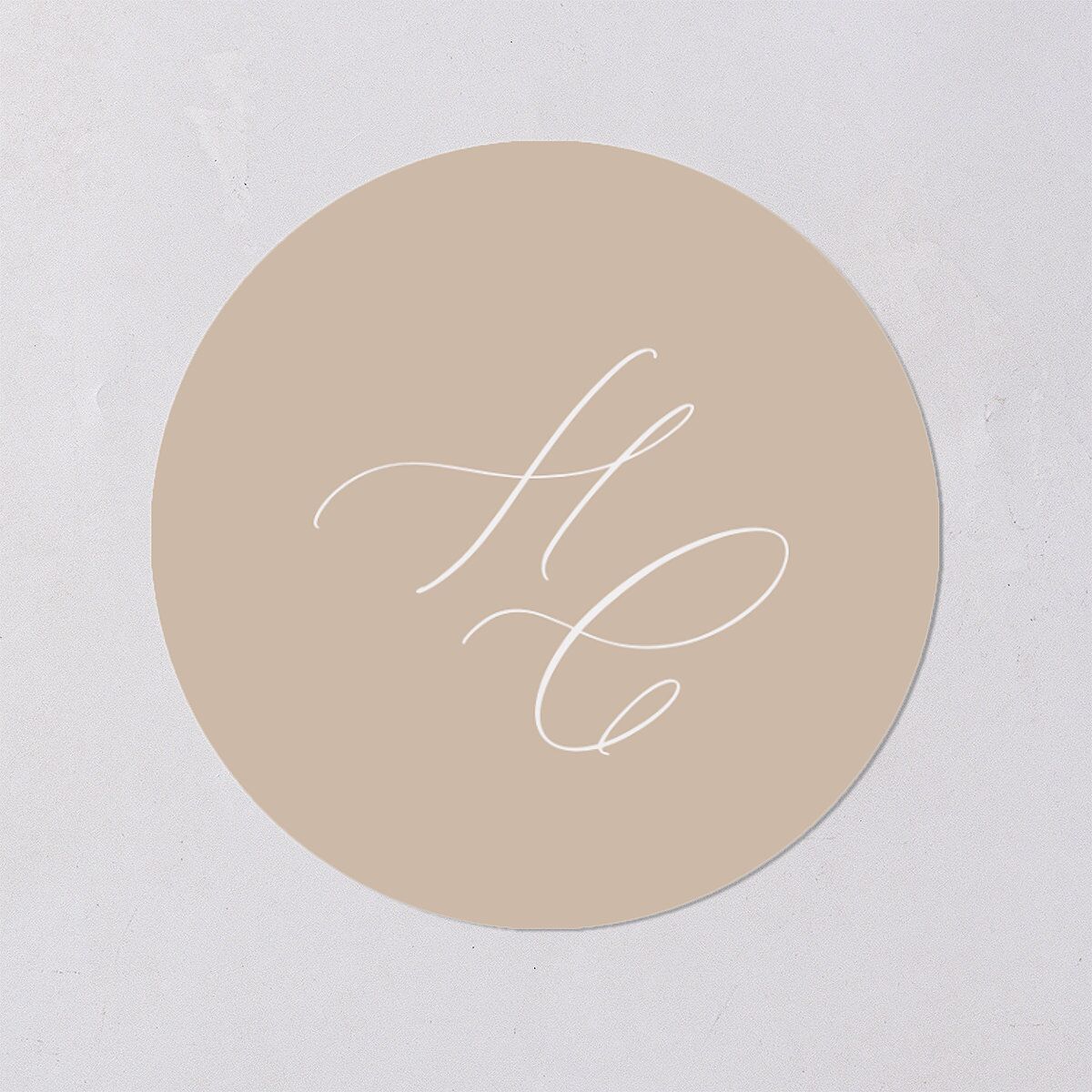 Luxury Floral Archway Wedding Stickers Dijon Circle