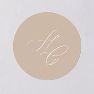 Luxury Floral Archway Wedding Stickers Dijon Circle