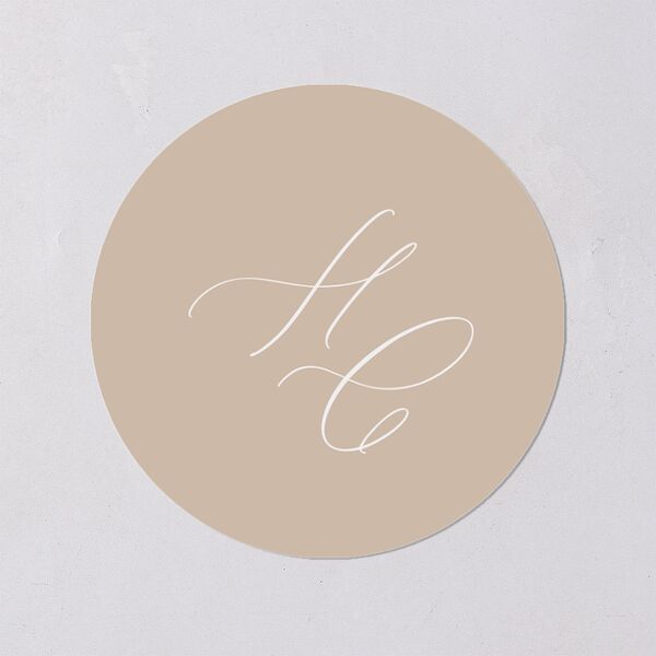 Luxury Floral Archway Wedding Stickers Dijon Circle