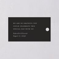 Opposites Attract Favor Gift Tags Licorice Signature