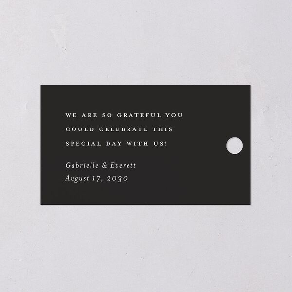 Opposites Attract Favor Gift Tags Licorice Signature