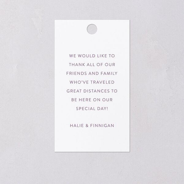 Whimsical Maximalist Floral Favor Gift Tags Iris Signature