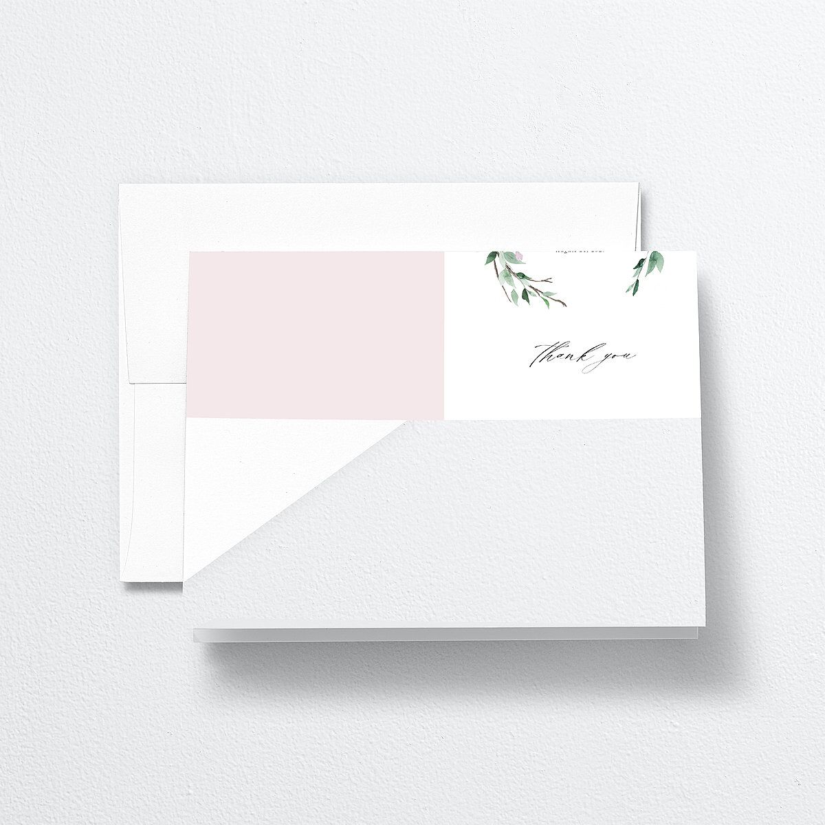 Romantic Wisteria Thank You Cards — view 1