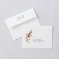 Bohemian Hoop Rehearsal Dinner Invitations Camel Signature Blank Standard
