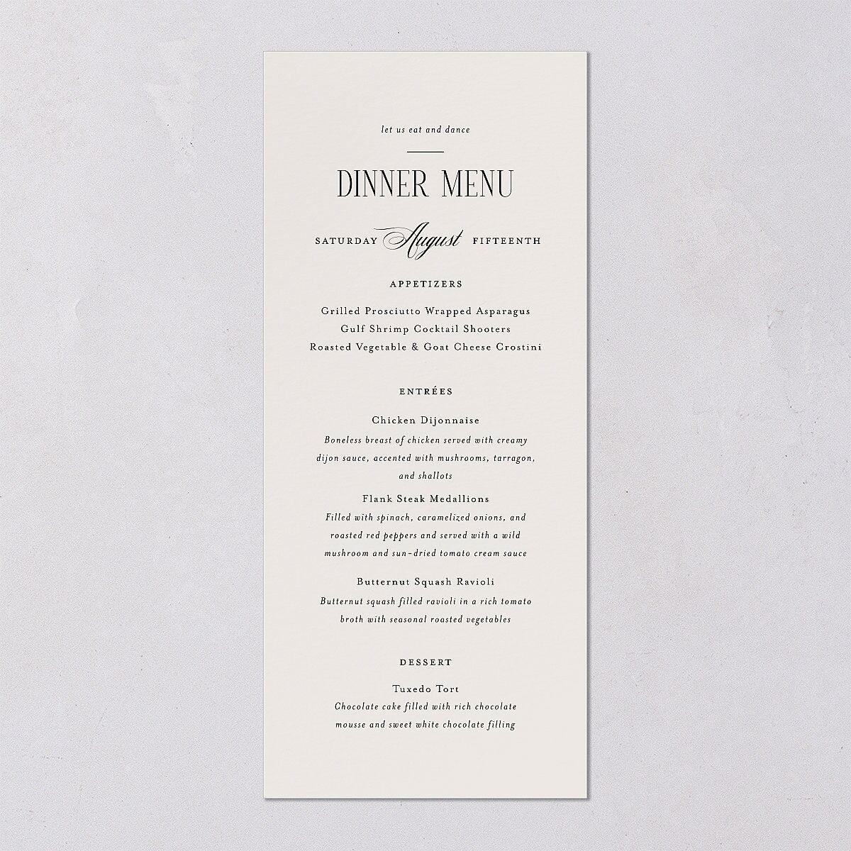 Cosmopolitan Menus — view 6