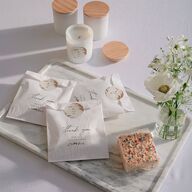 Soft Pampas Botanical Wedding Stickers Sepia Circle