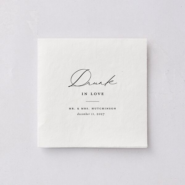 Gorgeous Greenery Cocktail Napkins Pure White Napkin Uncoined