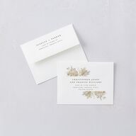 Ethereal Pampas Thank You Cards Gold Thyme