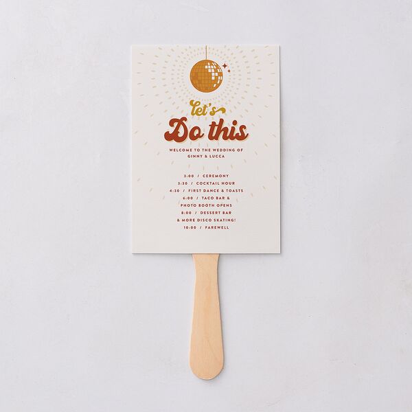 Disco Love Fan Programs Red Clay Signature Standard