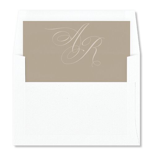 Grand Calligraphy Envelope Liners Fawn Standard