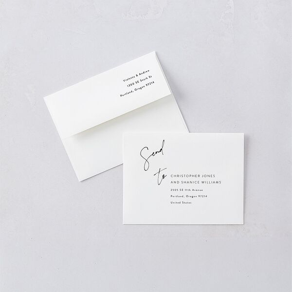 Signed Save The Date Magnets Licorice Magnet Paper