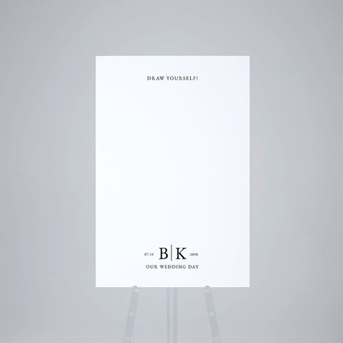 Blank Draw Yourself Standard Welcome Sign Large Pure White Standard Outdoor Corrugated L Welcome