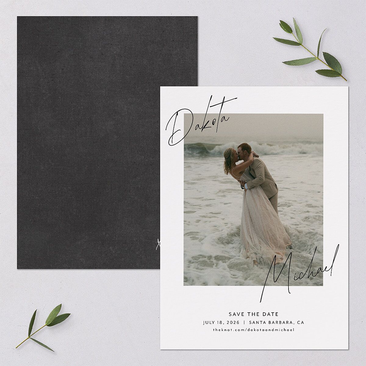 Signatures Save The Date Cards — view 1