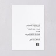 Forever Arch Foil Wedding Invitations Gold Pure White Signature Blank No Standard