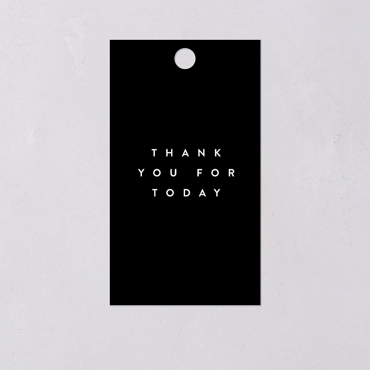 Chinese Lu Mien Favor Gift Tags Pure White Signature