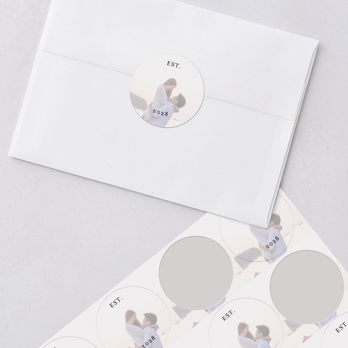 Picture Perfect Wedding Stickers Cornflower Circle