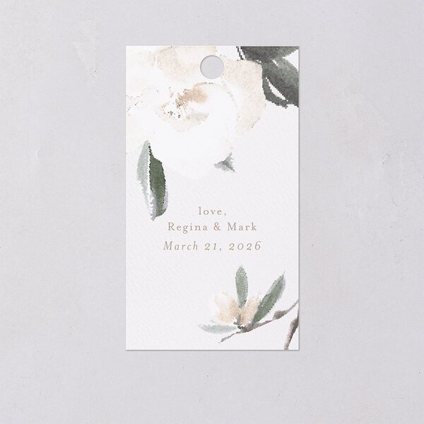 Elegant Garden Favor Gift Tags Thyme Signature