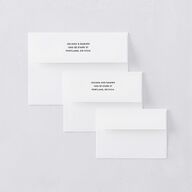 Moody Gothic Rose Thank You Card Envelopes Midnight White Both Recipient and Return Addresses Signature Standard