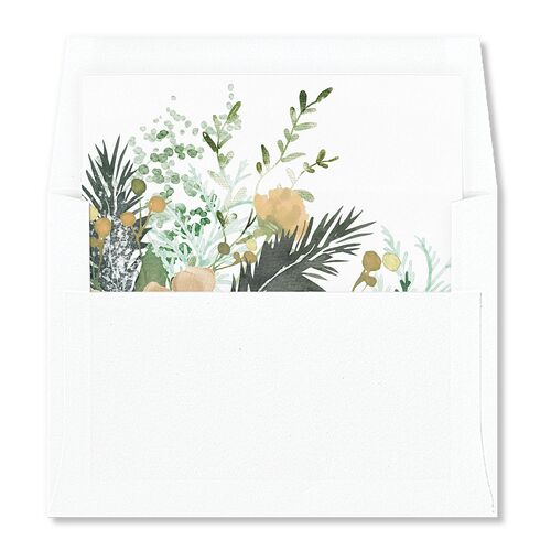 So Very Married Envelope Liners Hunter Green Standard