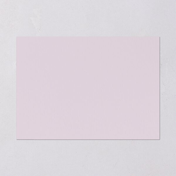 Floral Appliqué Bridal Shower Invitations Sheer Lilac Signature Blank