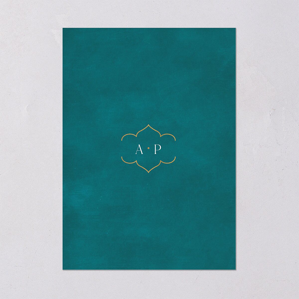 Indian Ornamental Elegance Wedding Invitations Pure White Signature Blank No Standard