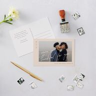 Just Love Thank You Postcards Sand