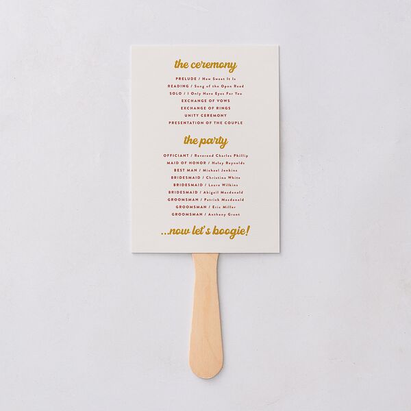 Disco Love Fan Programs Red Clay Signature Standard
