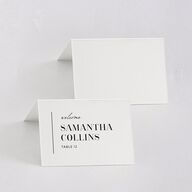 Classic Border Place Cards Midnight Signature