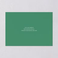 Impressionist Paradise Save the Date Cards Rose Gold Signature smooth Blank No Standard