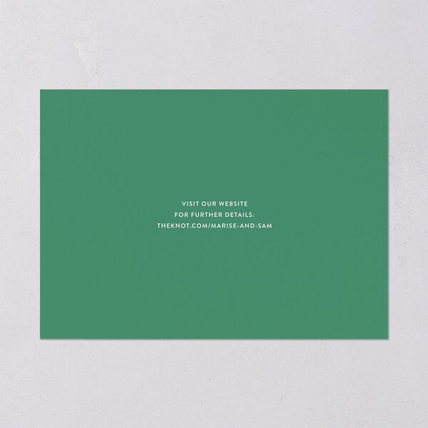 Impressionist Paradise Save the Date Cards Rose Gold Signature smooth Blank No Standard