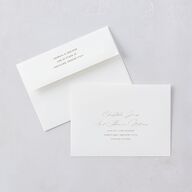 Ethereal Sunset Rehearsal Dinner Invitations Peach Fuzz Signature Blank Standard