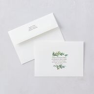 Leafy Hoops Rehearsal Dinner Invitations Eucalyptus Signature Blank Standard