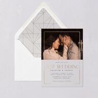 Elegant Frame Euro Envelope Liners Fog Luxe