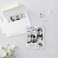 Mood Board Save The Date Magnets Sapphire Magnet Paper