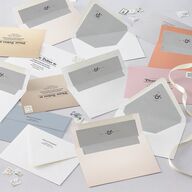 Newspaper Wedding Invitations Pure White Signature Blank No Standard