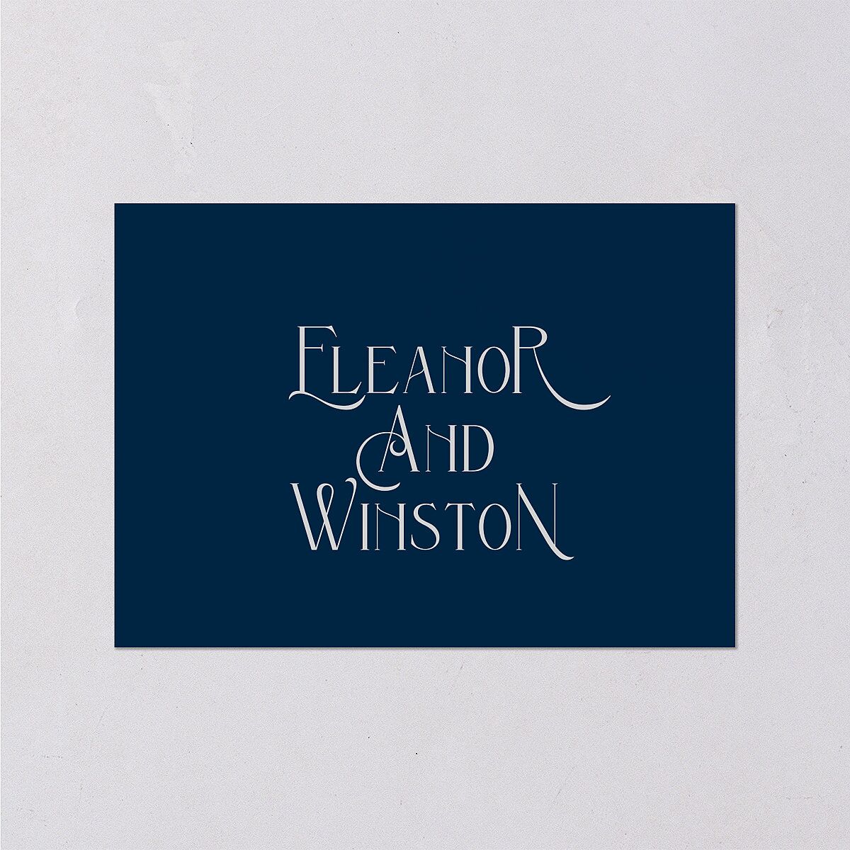 Be Our Guest Wedding Enclosure Cards Gold Navy Signature Standard