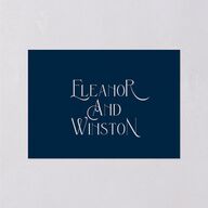 Be Our Guest Wedding Enclosure Cards Gold Navy Signature Standard