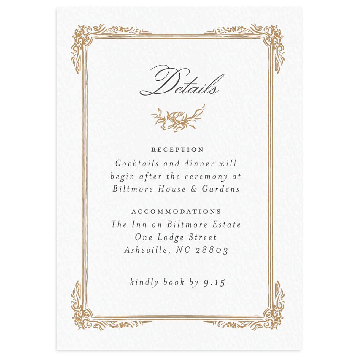 Medieval Castle Wedding Enclosure Cards