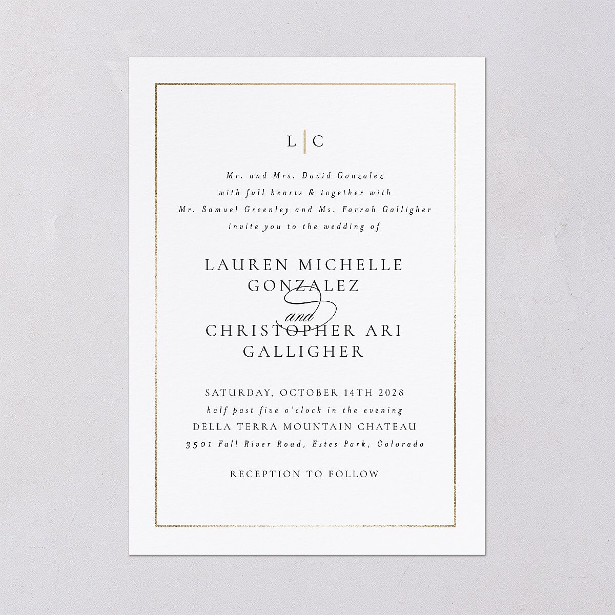 Timeless Frame Wedding Invitations — view 2