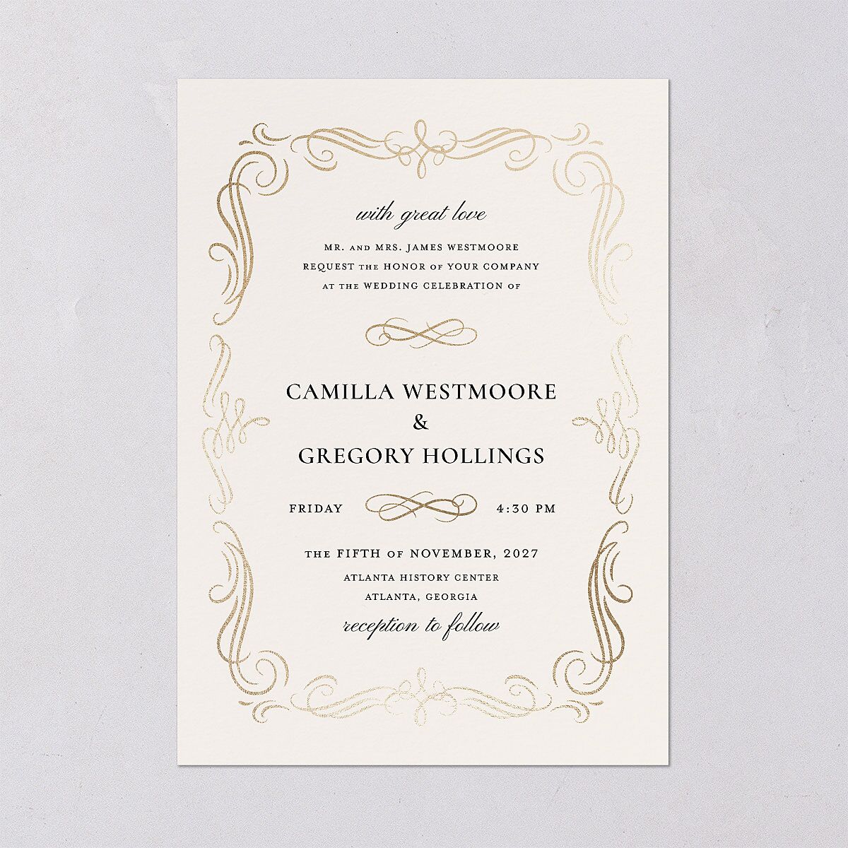 Antique Fairytale Wedding Invitations — view 2