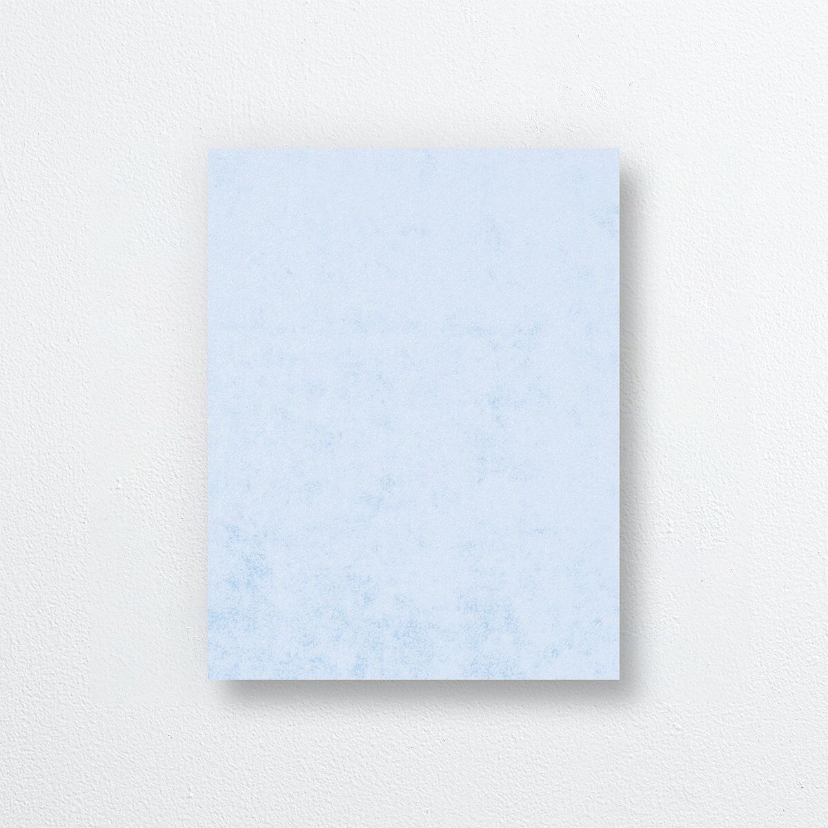 Minimal Floral Save the Date Petite Cards Ocean Signature smooth Blank No Standard