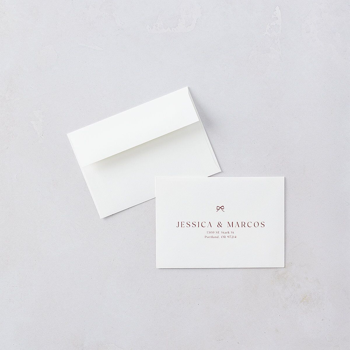 Simple Boho Flowers Wedding Response Cards Raspberry Signature