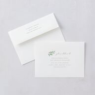 Painted Winery Wedding Invitations Green Apple Signature Blank No Standard