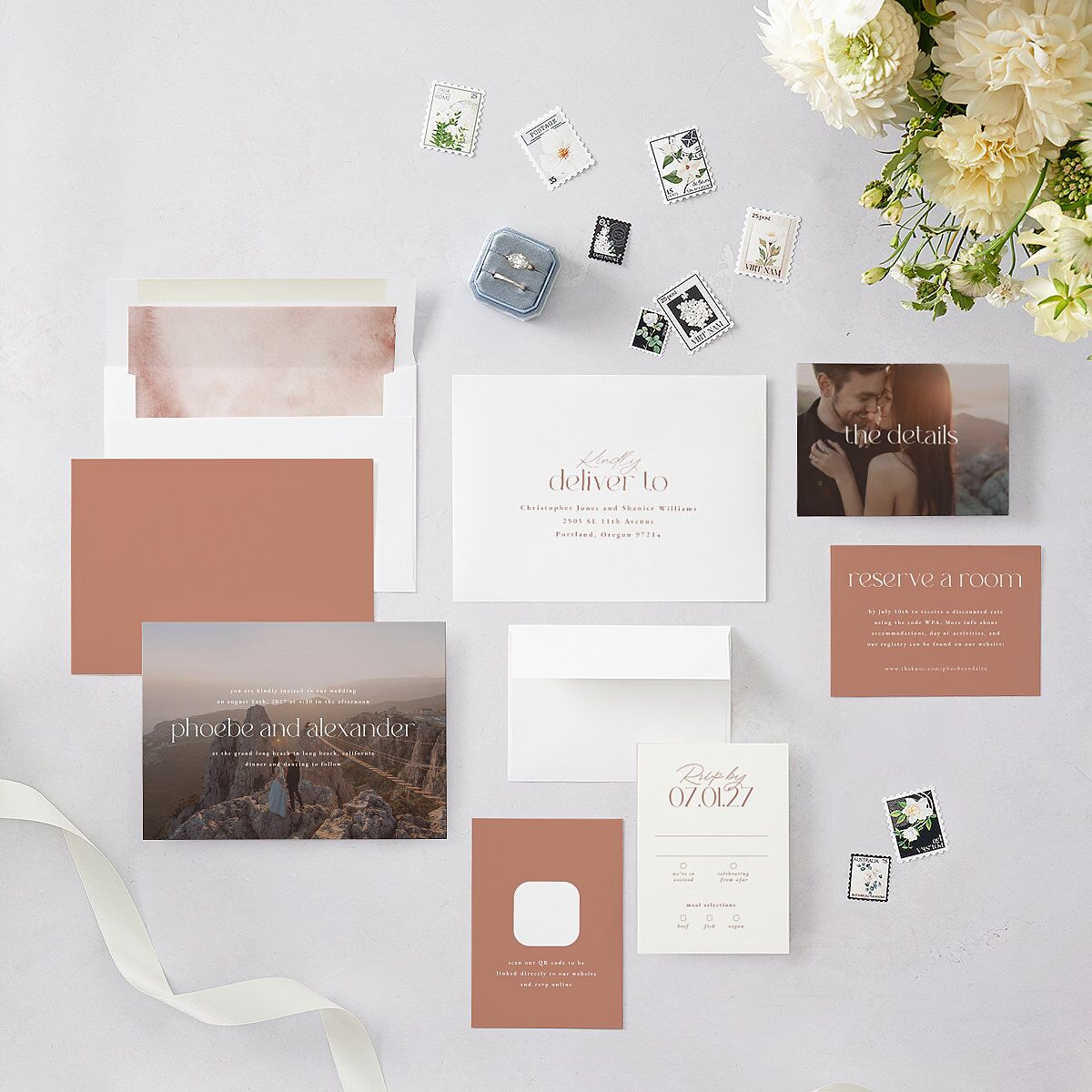 Striking Scene Wedding Invitations — view 5