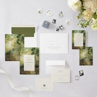 Enchanted Forest Wedding Invitations Dark Camo Signature Blank No