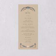 Nordic Folk Menus Latte Signature